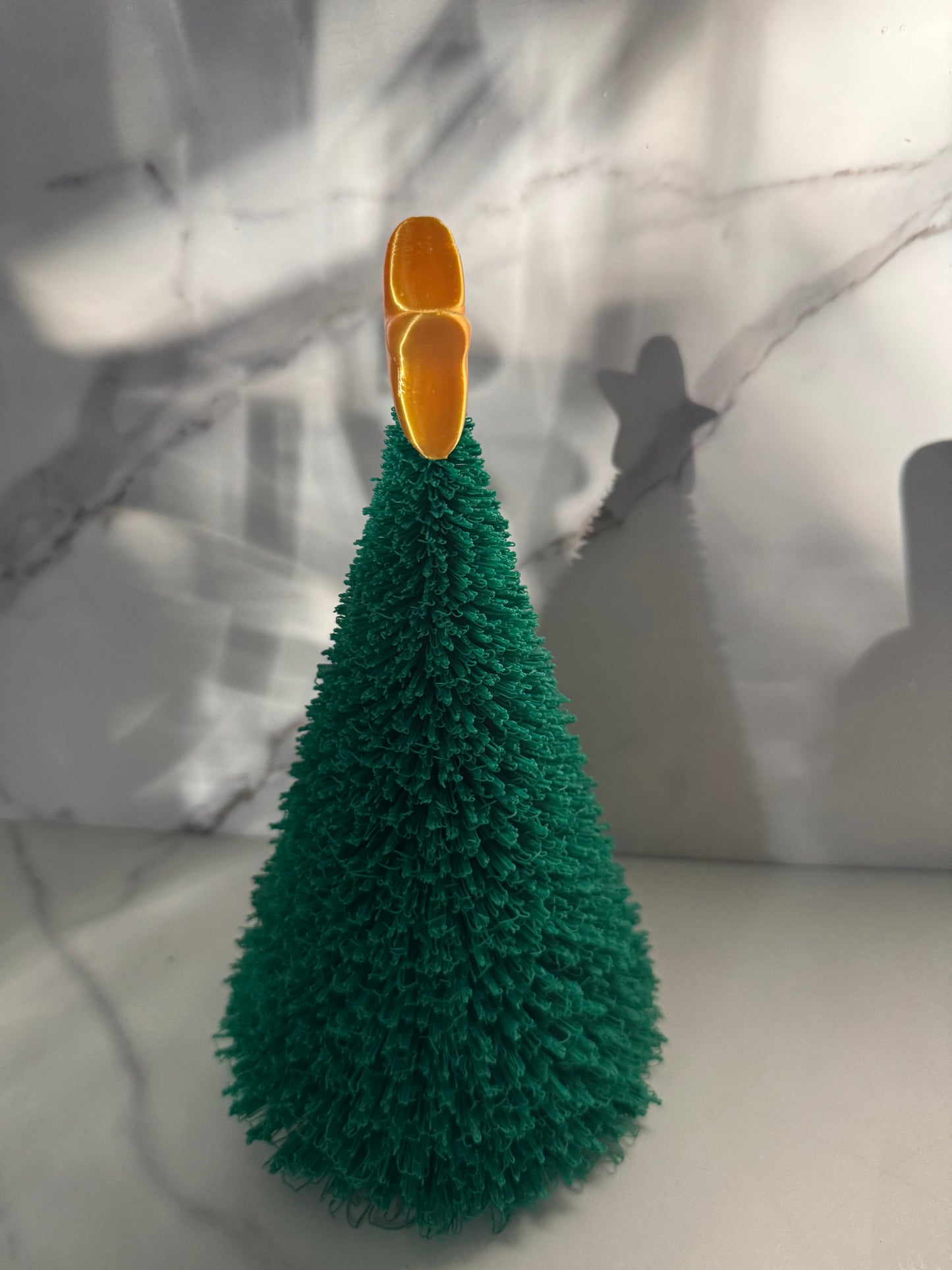 Christmas tree with base and star