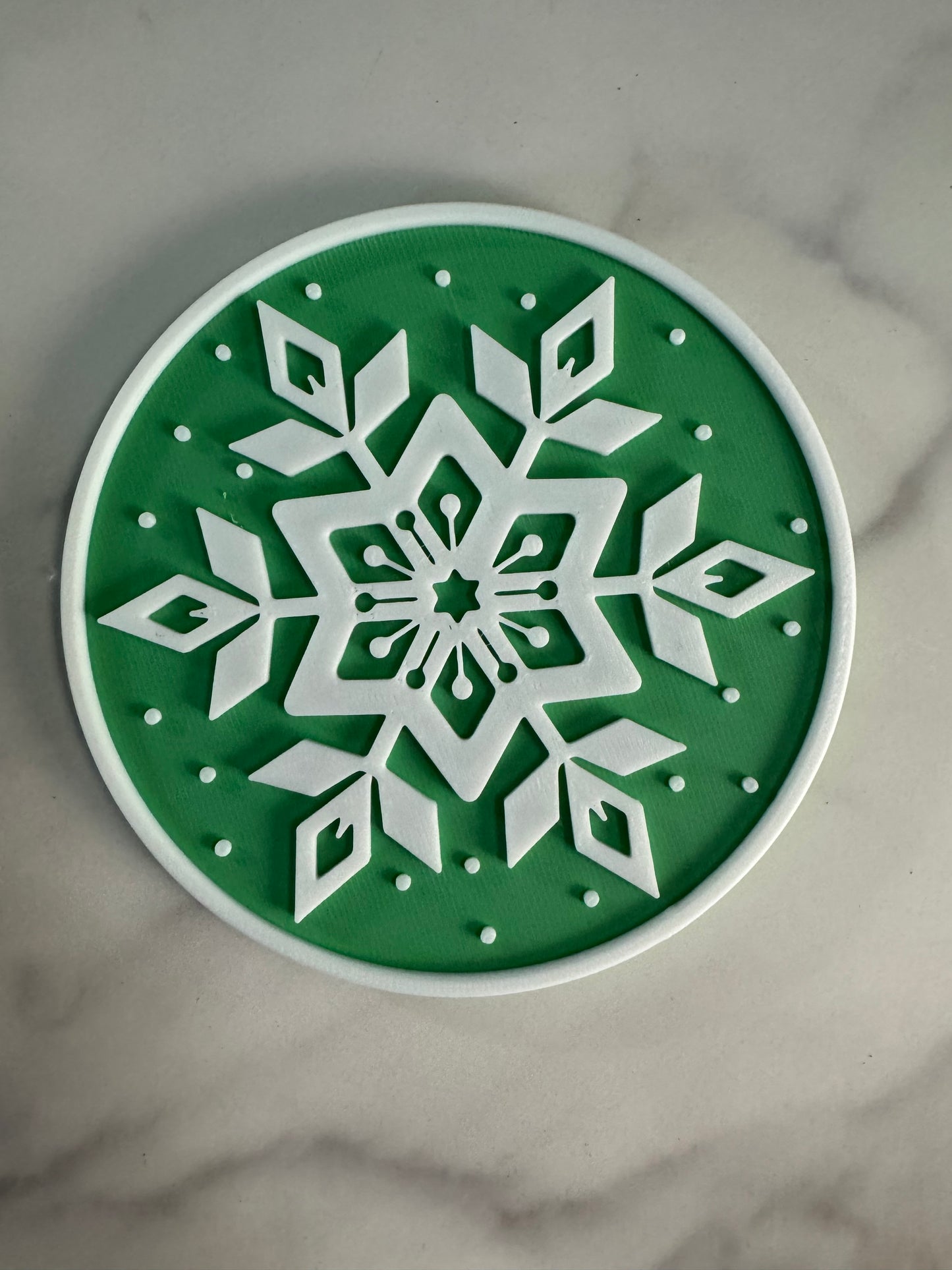 Christmas Snowflake Coaster Set 8-Pack