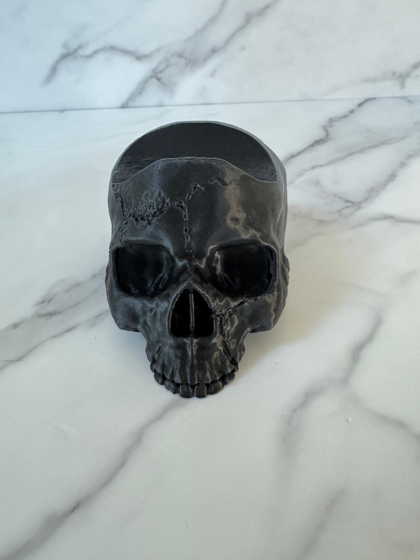 scary skeleton head PS5 controller holder