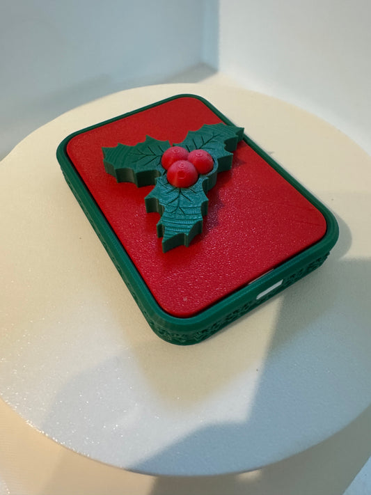 Mechanically Locking Christmas Gift Card Box