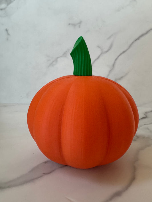 cemetery scene inside of pumpkin