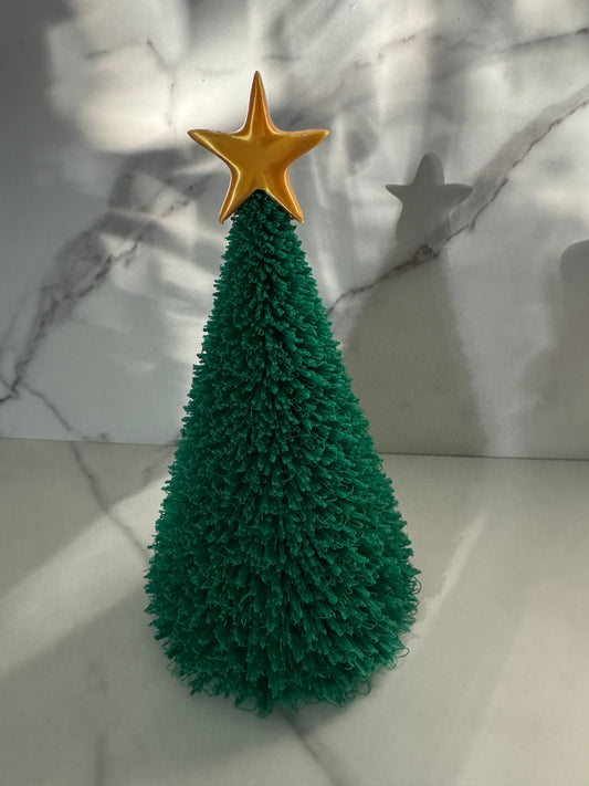 Christmas tree with base and star