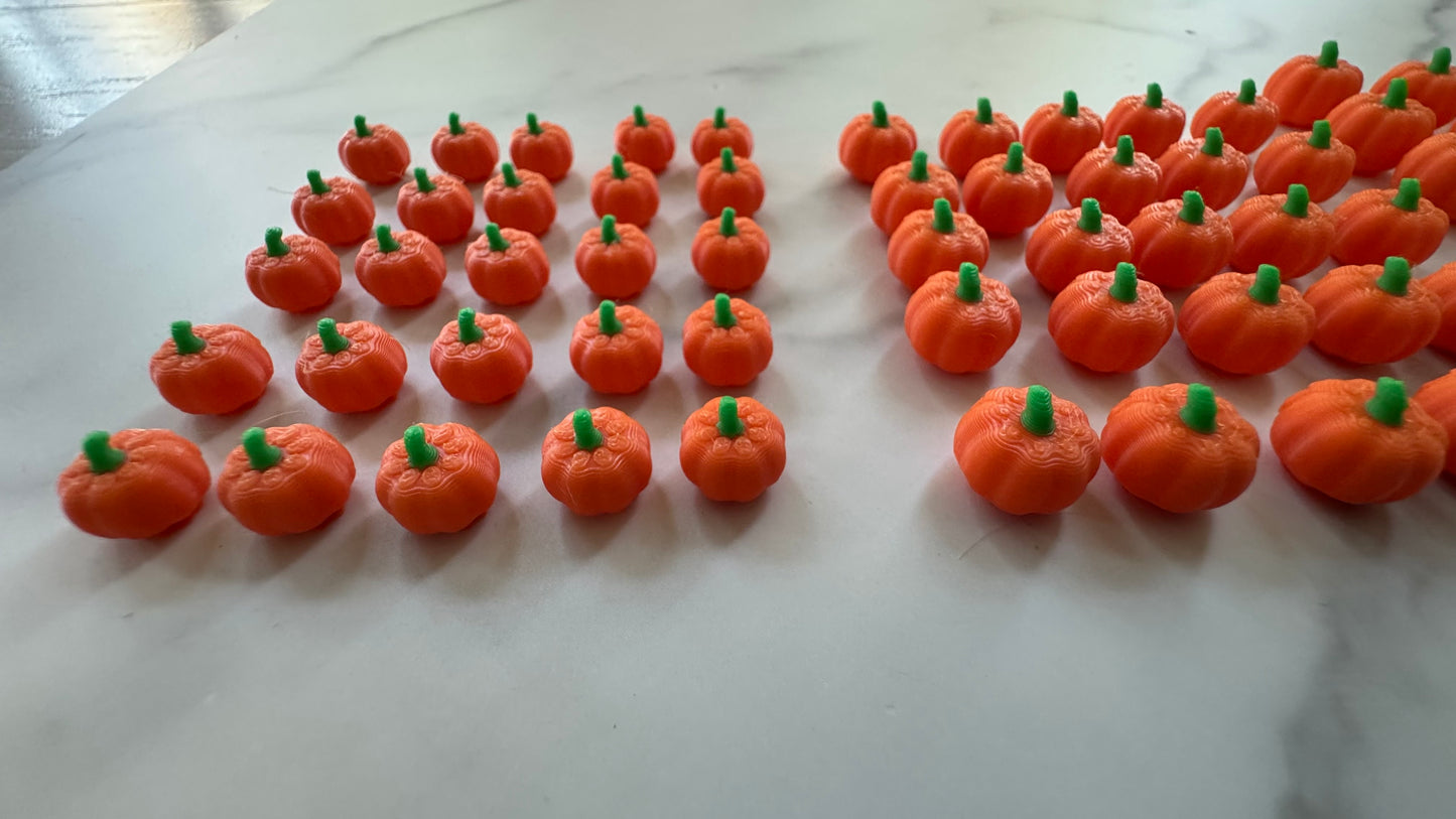 100 tiny pumpkins