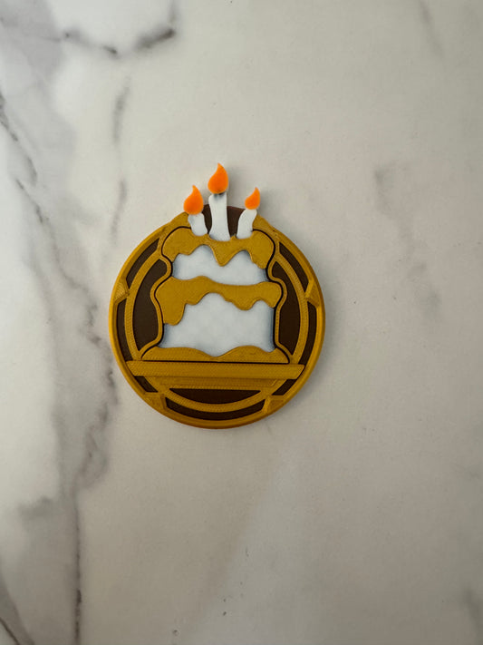 FN birthday medallion