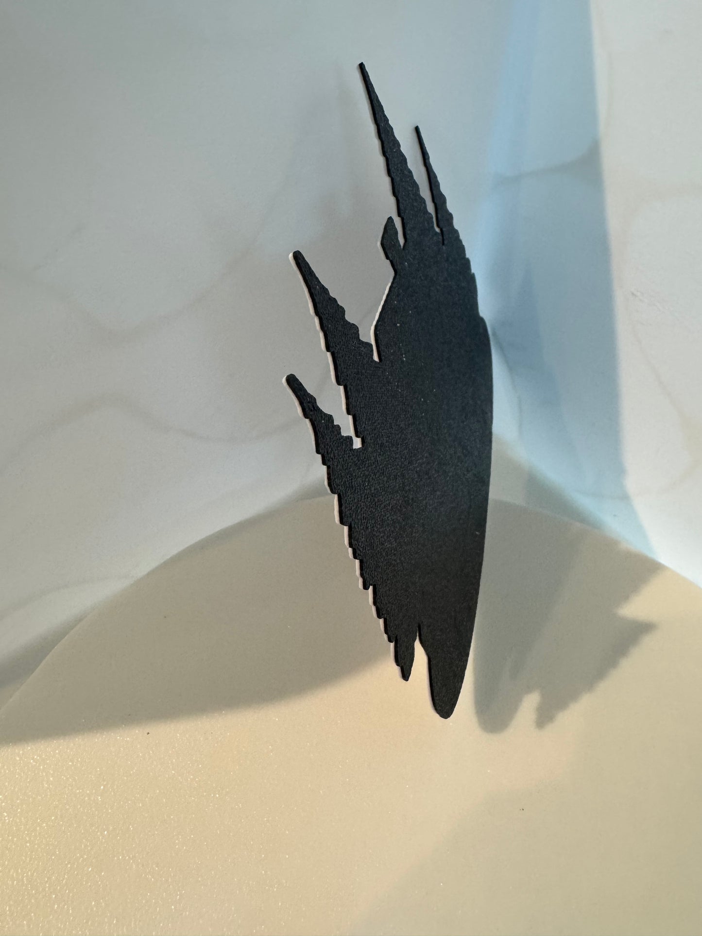 Black and White Gingerbread House Scenery