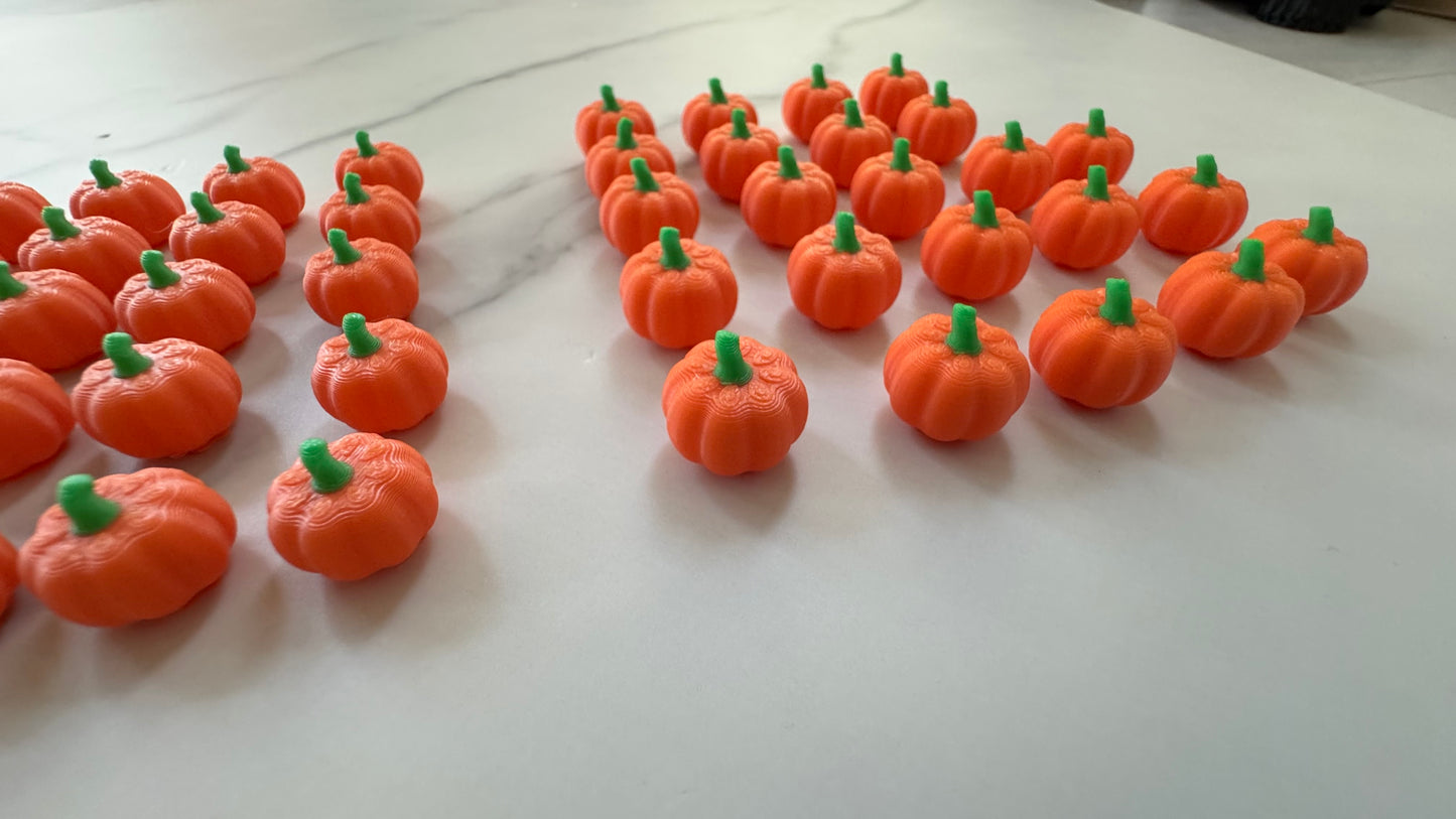 100 tiny pumpkins