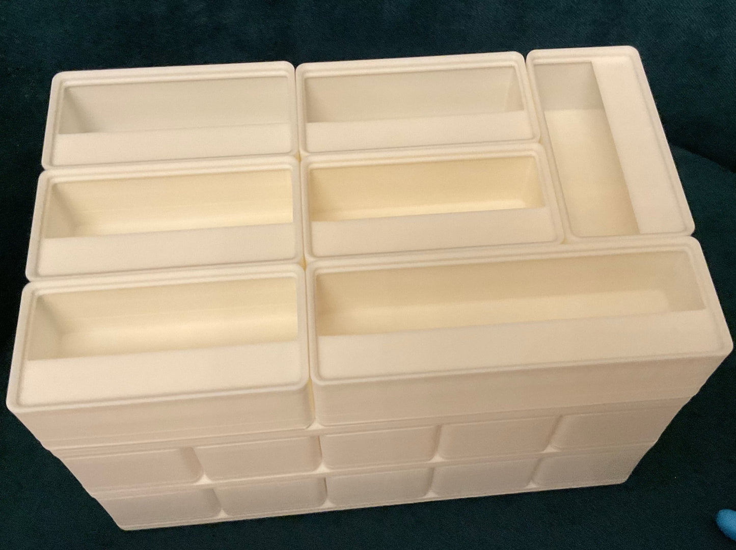 Small parts multi level storage box